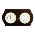 Tide Clock w/ Thermometer & Hygrometer - Ash